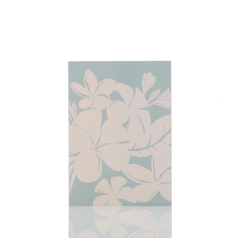 Aloha Collection Melia Notebook Low Tide Plumeria Flowers Journal 5” x 7”